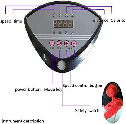 HXLXWUSC Dog Slatmill Treadmill for Medium Dogs with LCD Display & Remote Control