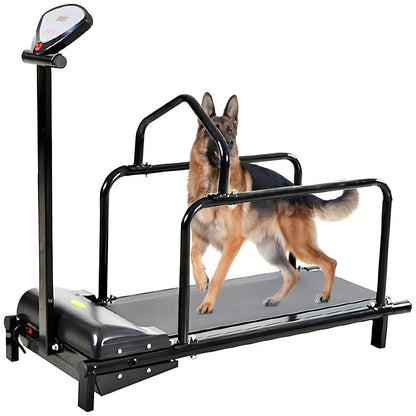 Dog Treadmill for Large & Small Dogs with Adjustable Speed, Quiet Motor & Safety Fence