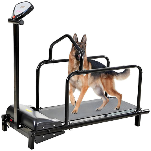 Dog Treadmill for Large & Small Dogs with Adjustable Speed, Quiet Motor & Safety Fence