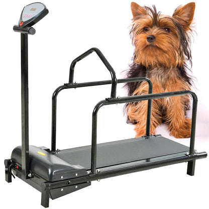 Large & Medium Dog Treadmill with LCD Display for Indoor Fitness up to 176LBS